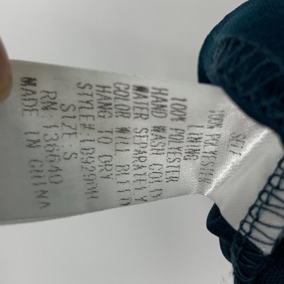 L'ATISTE by Amy Dress Blue Crochet Mini Open Back Fit Flare Lace - Picture 11 of 11